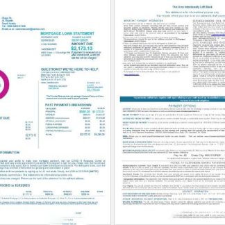 Saudi Arabia Samba bank mortgage statement in Word and PDF formats 1 2 download template file