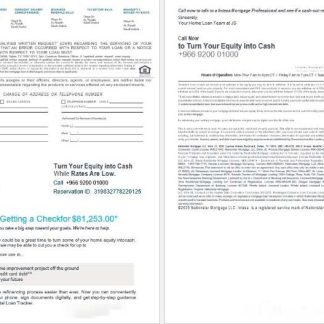 Saudi Arabia Samba bank mortgage statement in Word and PDF formats 3 4 download template file