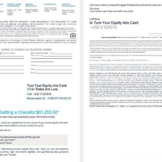 Somalia Dara Salaam bank mortgage statement in Word and PDF formats 3 4 download template file