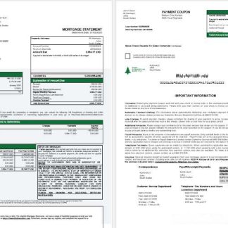 South Sudan Eden Commercial bank mortgage statement in Word and PDF formats 1 2 download template file