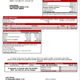 Andorra Andbank bank mortgage statement scr download template file