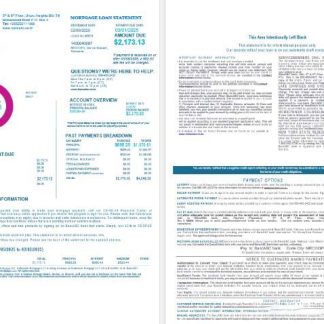 Tanzania BancABC bank mortgage loan statement in Word and PDF formats , 4 pages 1 2 download template file