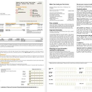 Uganda Cairo bank mortgage statement in Word and PDF formats, 2 pages download template file