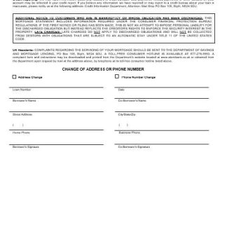 UK Atom Bank mortgage statement in Word and PDF formats 3 download template file