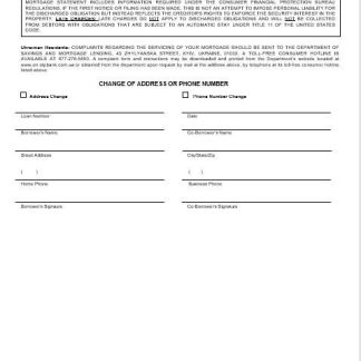 Ukrainian OTP bank mortgage statement in Word and PDF formats 3 download template file