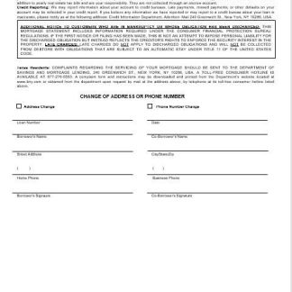 USA Bank of New York Mellon bank mortgage statement in Word and PDF formats 3 download template file