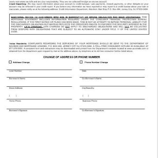 USA Etrade bank mortgage statement in Word and PDF formats 3 download template file