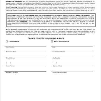 USA JP Morgan Chase bank mortgage statement in Word and PDF formats 3 download template file
