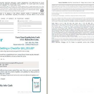 USA Mr. Cooper Changing the Face of Home Loans mortgage loan statement, 4 pages 3 4 scr download template file