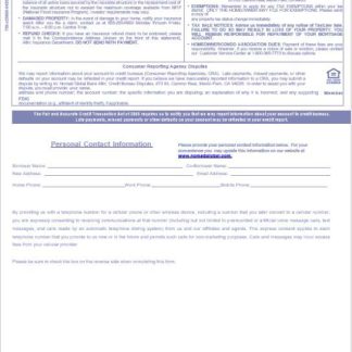 USA Nomad Global bank mortgage statement in Word and PDF formats, 3 pages 3 download template file