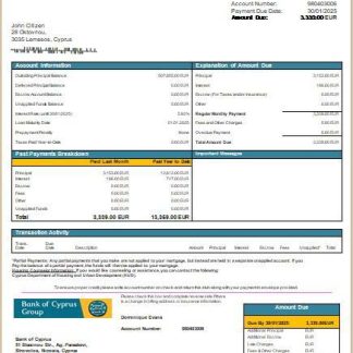 Cyprus Bank of Cyprus bank mortgage statement scr download template file