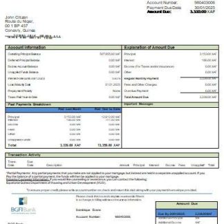 Equatorial Guinea BGFI Bank mortgage statement scr download template file