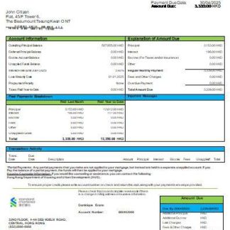 Hong Kong Standard Chartered Bank bank mortgage statement scr download template file