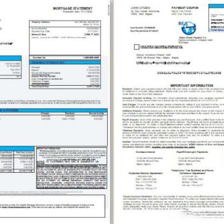 Algeria Banque exterieure d'Algerie bank mortgage statement, 3 pages 1 2 scr download template file
