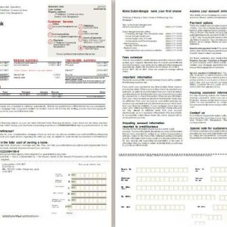 Bangladesh Dutch Bangla bank mortgage statement, 2 pages, 1 2 scr download template file
