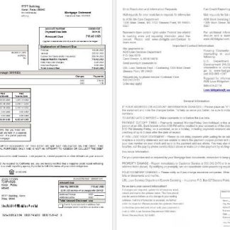 Palau ADB mortgage statement in Word and PDF formats download template file