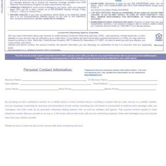 Poland Alior mortgage statement in Word and PDF formats 3 download template file