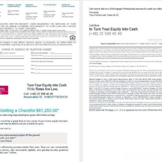 Poland Millennium bank mortgage statement in Word and PDF formats 3 4 download template file