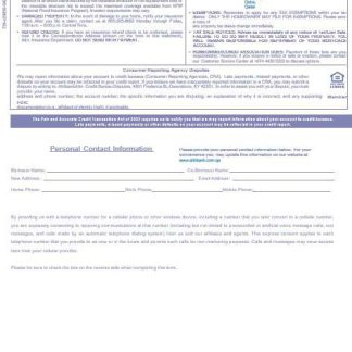 Qatar Ahlibank mortgage statement in Word and PDF formats 3 download template file