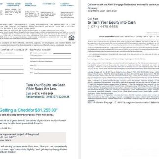 Qatar QNB Alahli bank mortgage statement in Word and PDF formats 3 4 download template file