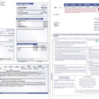Rwanda BPR bank mortgage statement in Word and PDF formats 1 2 download template file