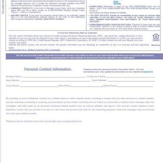Rwanda BPR bank mortgage statement in Word and PDF formats 3 download template file