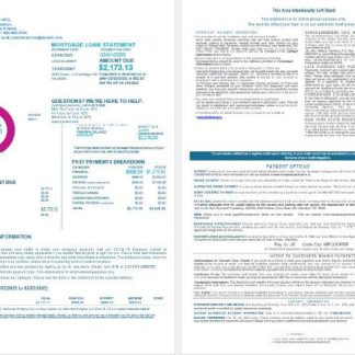 Saint Kitts and Nevis SKNA bank mortgage statement in Word and PDF formats 1 2 download template file