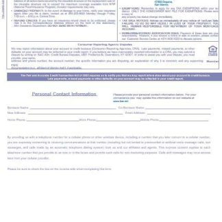 San Marino Banca Agricole Commerciale mortgage statement in Word and PDF formats 3 download template file