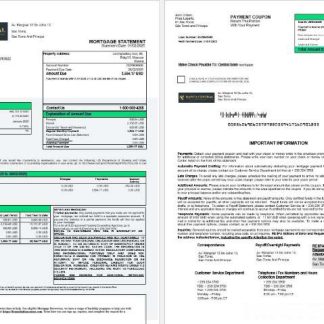 Sao Tome and Principe Banco Central de S.Tome e Principe mortgage statement in Word 1 2 download template file