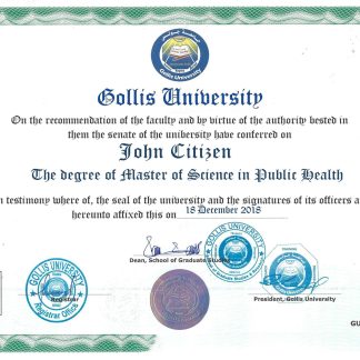 Somaliland Gollis university certificate download template file
