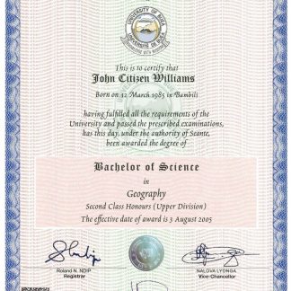 Cameroon university certificate download template file