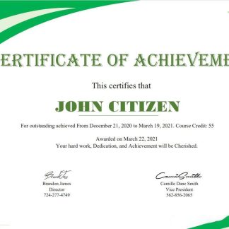 USA certificate of loss of nationality download template file