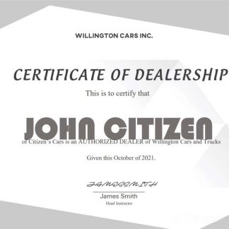 USA Denz Engineering Internship Cert download template file