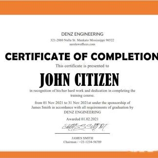 USA Destruction cert download template file