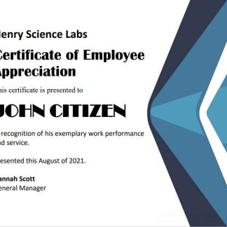 USA Employee Attendance Cert download template file