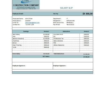 Congo Bomoko statement of earning & deductions template in Word and PDF formats.pdf, 4 download template file