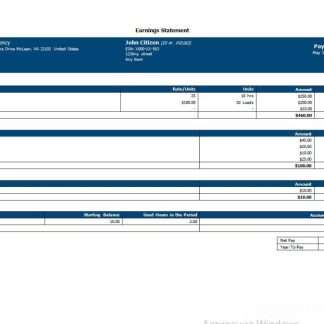 Cqube Media payslip template in Word and PDF formats.pdf, 1 download template file