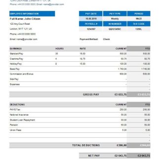 Creddinv Technologies payslip template in Word and PDF formats.pdf, 2 download template file