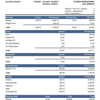 Cultural corporation payroll template in Excel and PDF formats download template file