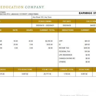 Eccentric Engine payslip template in Word and PDF formats.pdf, 1 download template file
