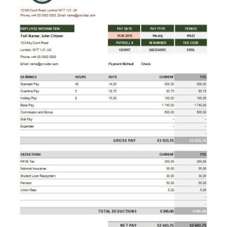 Flash Express Co. payslip template in Word and PDF formats.pdf, 2 download template file