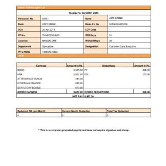 Allied Bank employee payslip template in Word and PDF formats.pdf, 1 download template file