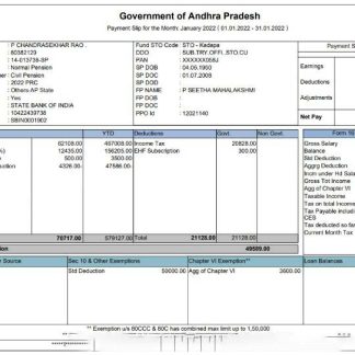 Go For Transformation payslip template in Word and PDF formats download template file