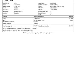 Alten Calsoft Labs ACL Digital payslip template in Word and PDF formats.pdf, 1 download template file