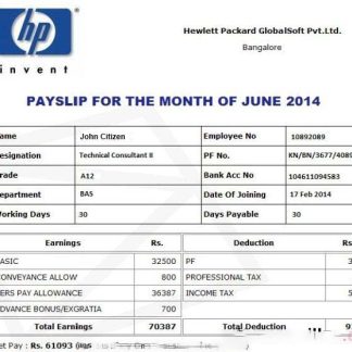 hotel International payroll template in Word and PDF formats download template file