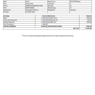 IMKO Enterprises Inc PayStub download template file