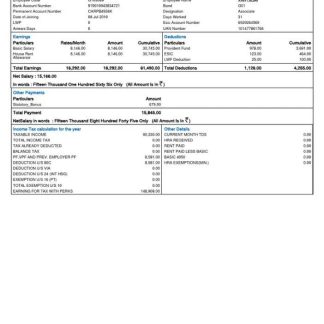 India financial company employee sheet download template file