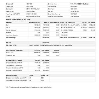 insurance company fully editable earning statement template in Word and PDF formats download template file