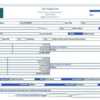 ITC Infotech payslip template in Word and PDF formats.pdf, 1 download template file
