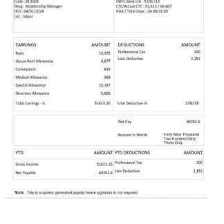 JS Auto Cast Foundry India payslip template in Word and PDF formats.pdf, 1 download template file